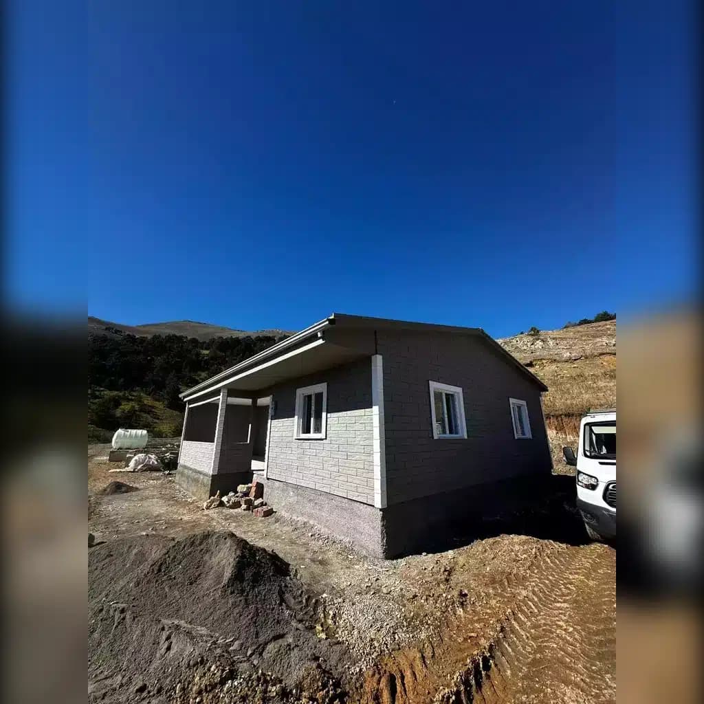 90m² Çelik Ev Projesi